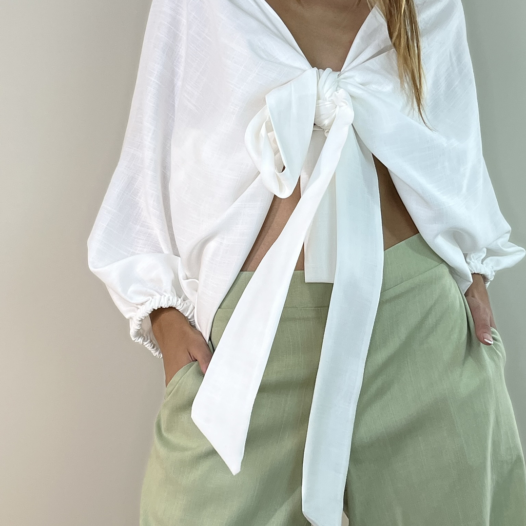 Falda maxi pareo tencel  3