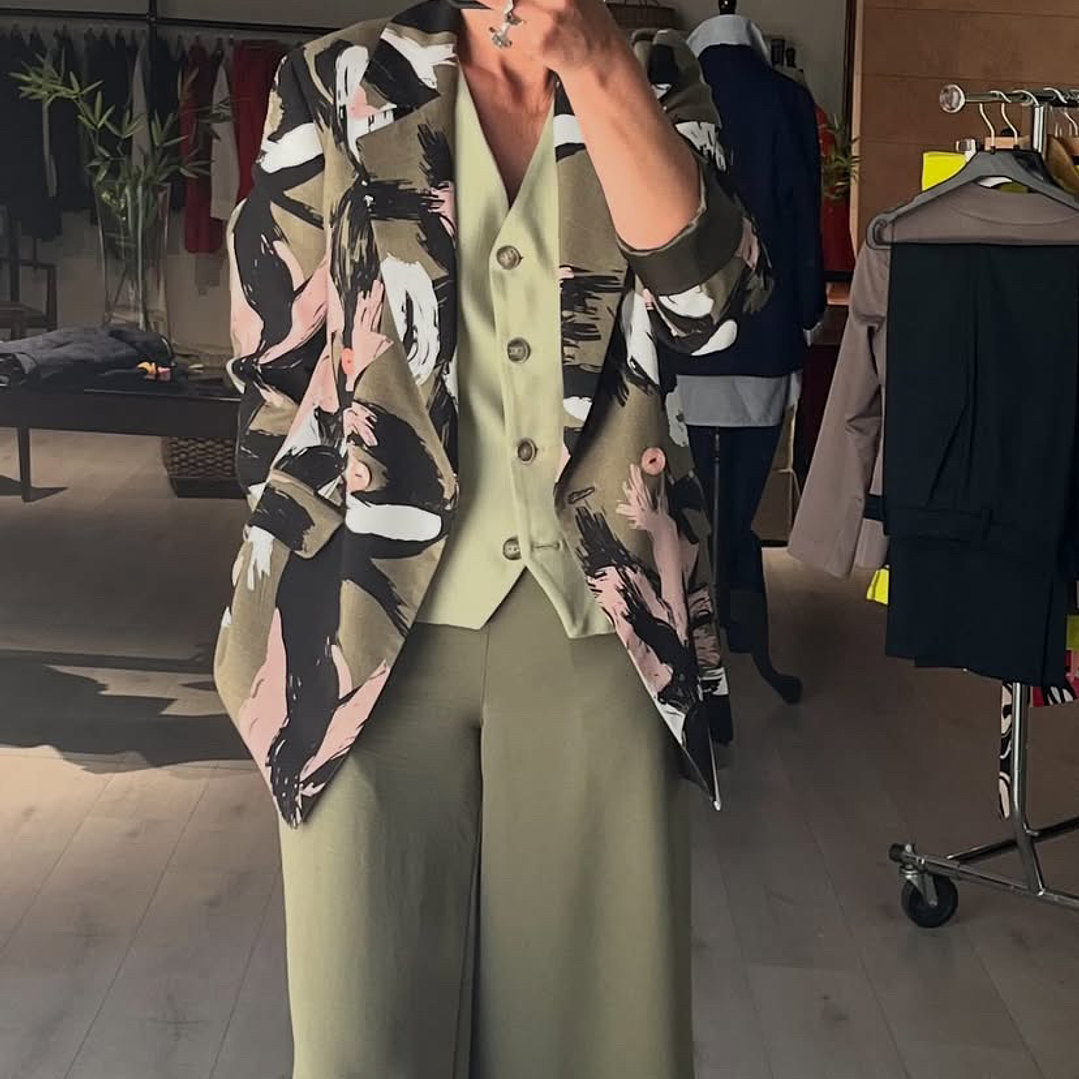 BZ1336 BLAZER CRUZADO ESTAMPADO 1