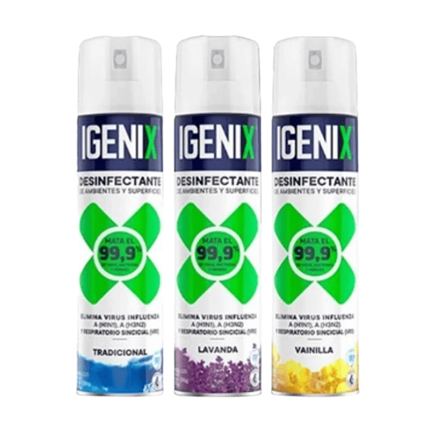 DESINFECTANTE EN AEROSOL IGENIX VARIEDADES 360CC (12U) 1
