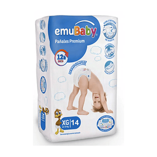 PAÑAL EMUBABY XG (14U)
