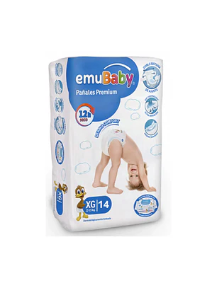 PAÑAL EMUBABY XG (14U)
