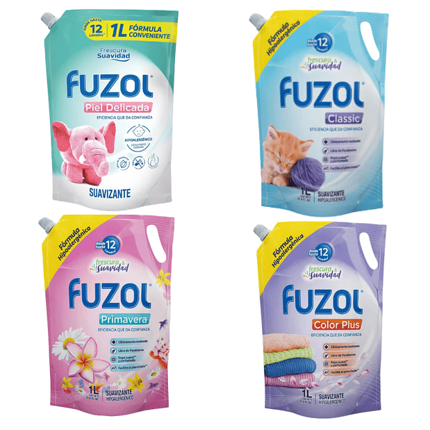 SUAVIZANTE FUZOL VARIEDADES DOYPACK 1L (12U) 1