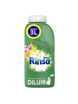 DETERGENTE LIQUIDO RINSO PARA DILUIR 500ML (12U)