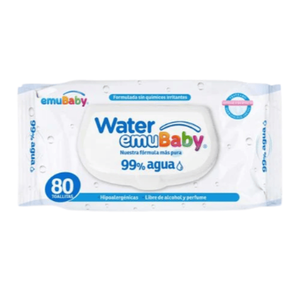 TOALLA HUMEDA WATER P EMUBABY X80 (20U) 1