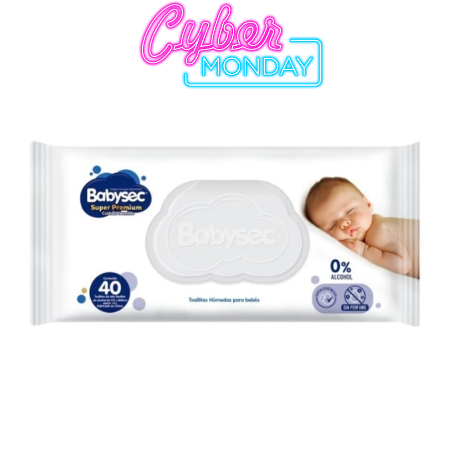 TOALLA HUMEDA BABYSEC SUPER PREMIUM (40U) 1
