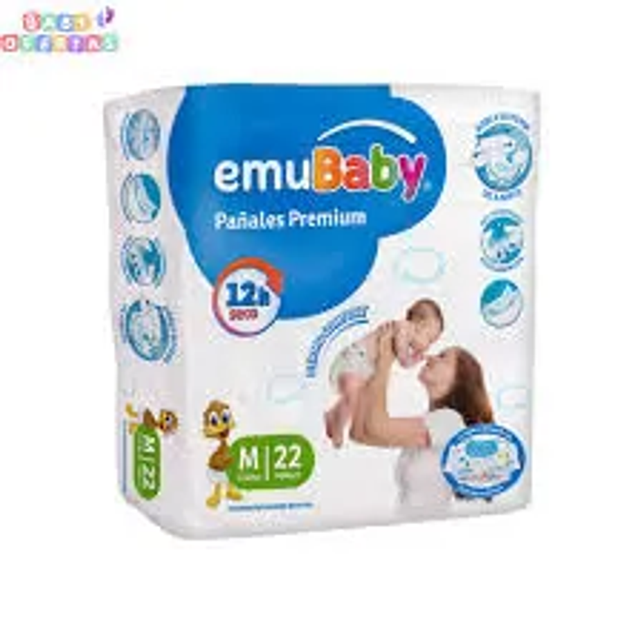 PAÑAL EMUBABY M (22U) 1