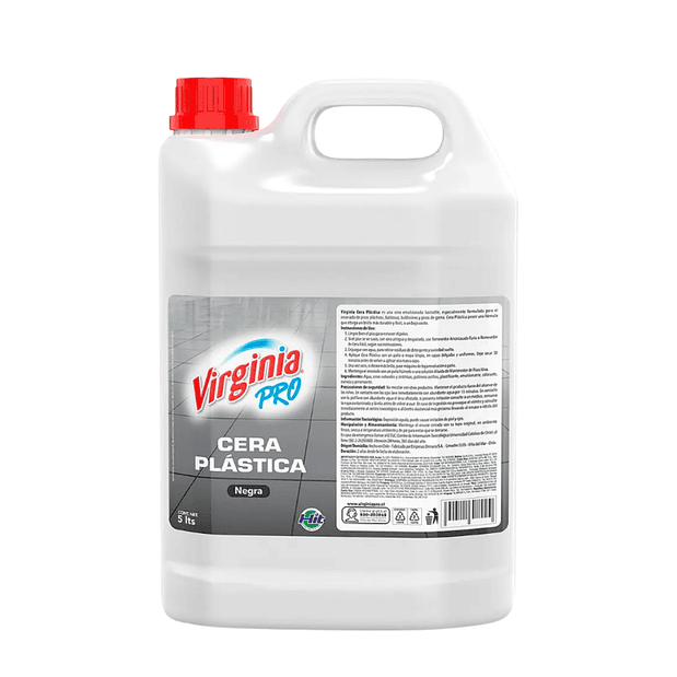 INDUSTRIAL SUPER CERA PLASTICA INCOLORA VIRGINIA PRO 5L 1