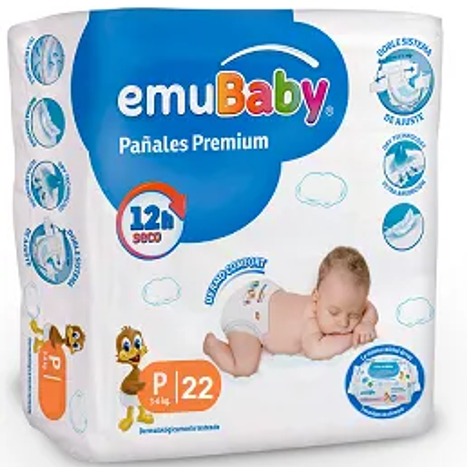 PAÑAL EMUBABY P (22U) 1