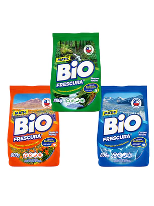 DETERGENTE POLVO BIOFRESCURA 800G (18U)