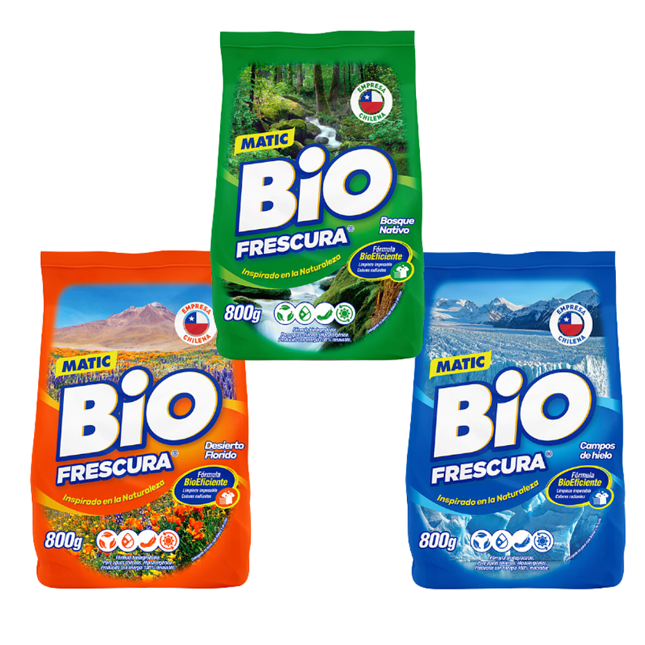 DETERGENTE POLVO BIOFRESCURA 800G (18U) 1