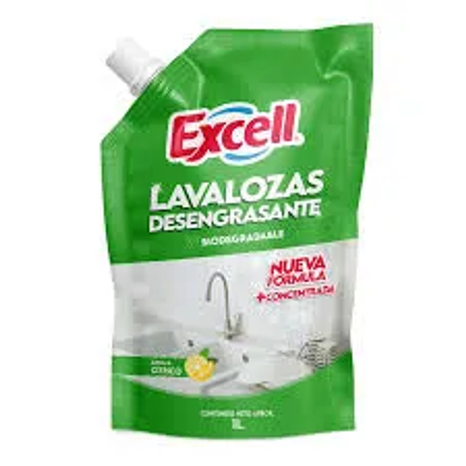 LAVALOZA C/ DESENGRASANTE EXCELL 1L (8U) 1