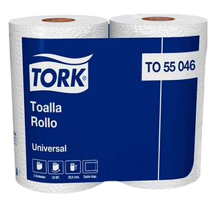 TOALLA DE PAPEL TORK 16 METROS (2U) PAQUETE