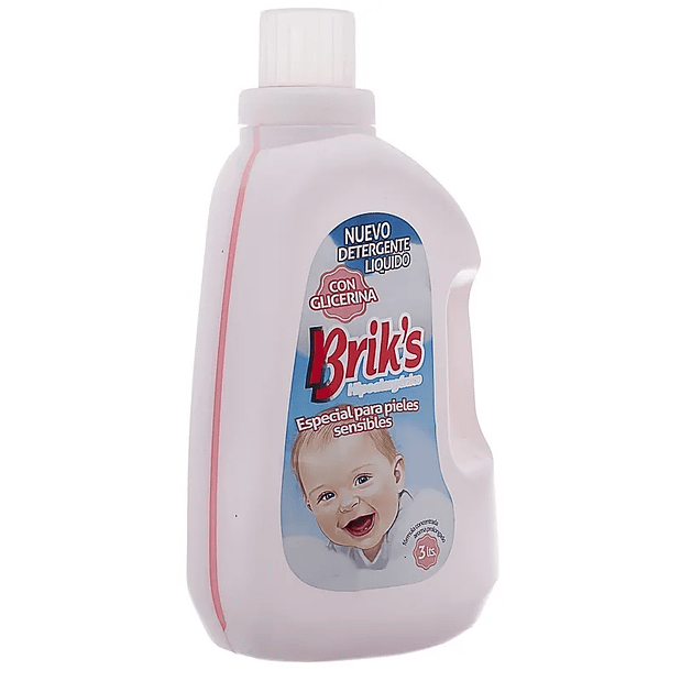 DETERGENTE HIPOALERGENICO BRIKS 3L (6U) 1