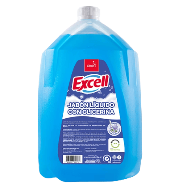 INDUSTRIAL JABON LIQUIDO EXCELL 5L 1