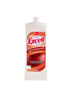 CERA PINTURA ROJA EXCELL 900CC