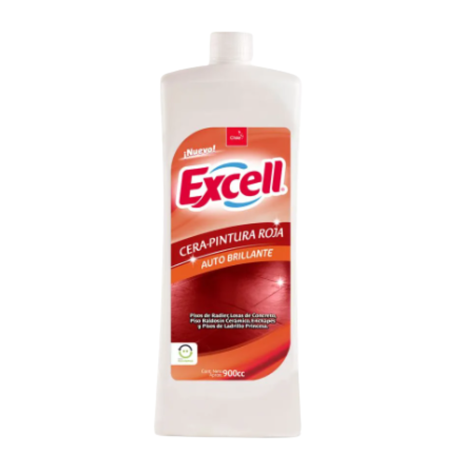 CERA PINTURA ROJA EXCELL 900CC 1