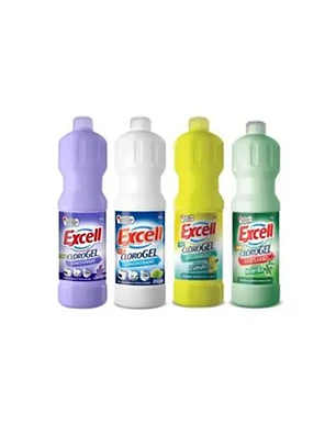 CLORO GEL EXCELL VARIEDADES 900CC (12U)