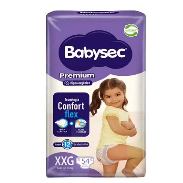 PAÑAL BABYSEC PREMIUM XXG (14U) 1