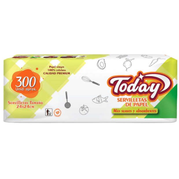 SERVILLETAS TODAY 300U (10U) 1