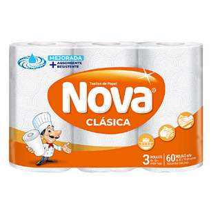 TP NOVA CLASICA COCINA (3U) PAQUETE
