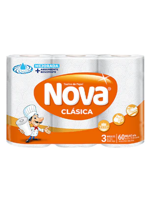 TP NOVA CLASICA COCINA (3U) PAQUETE