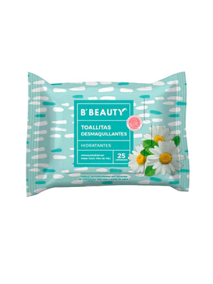 TOALLA DESMAQUILLANTE B BEUTY HIDRATACION VERDE (25U)
