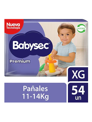 PAÑAL BABYSEC PREMIUM XG x54