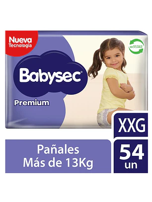 PAÑAL BABYSEC PREMIUM XXG x54