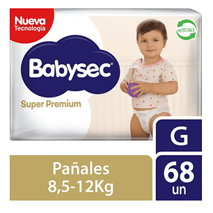 PAÑAL BABYSEC SUPER PREMIUM G (68)