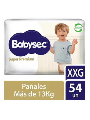 PAÑAL BABYSEC SUPER PREMIUM XXG (54U)