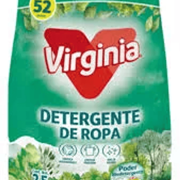 DETERGENTE VIRGINIA POLVO 2,5KG (6U) 1