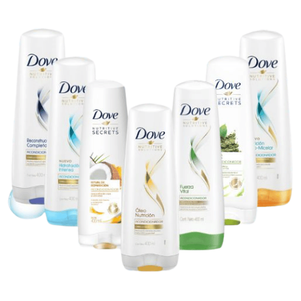 ACONDICIONADOR DOVE VARIEDADES 400ML (12U) 1