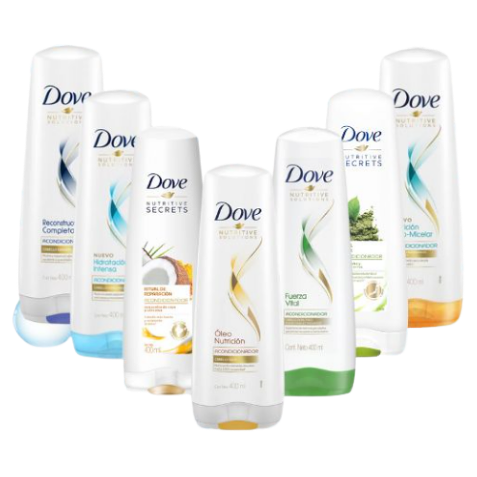 ACONDICIONADOR DOVE VARIEDADES 400ML (12U) 1