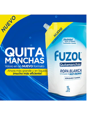 FUZOL QUITAMANCHAS ROPA BLANCA 1L