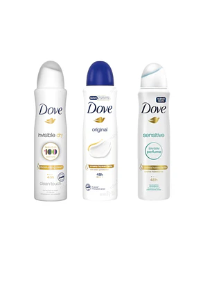 DESODORANTE DOVE MUJER SPRAY VARIEDADES 87G