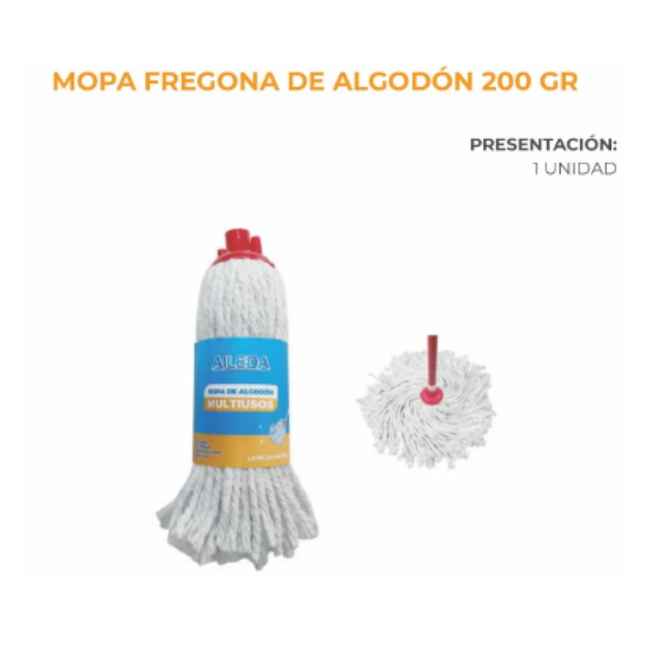 MOPA FREGONA ALGODÓN 200GR AILEDA 1