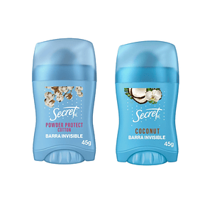 DESODORANTE SECRET BARRA 45G