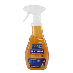 MULTIUSO DESINFECTANTE GATILLO NANOLIFE 500ML (12U)