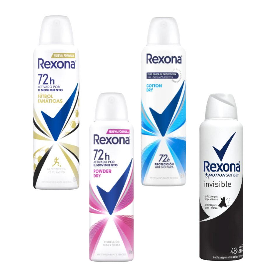 DESODORANTE REXONA MUJER SPRAY 150G (12U) 1