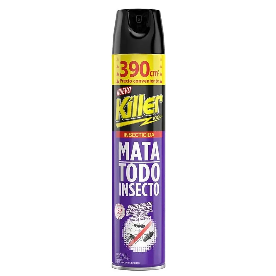 INSECTICIDA KILLER TODO INSECTOS 390CC (12U) 1