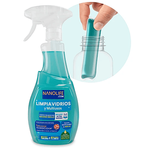 LIMPIAVIDRIOS GATILLO NANOLIFE 500ML (12U)