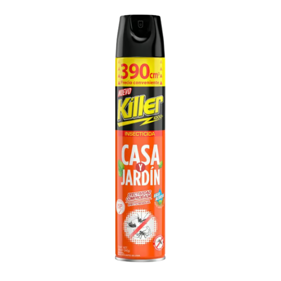 INSECTICIDA KILLER CASA JARDIN 390CC 1