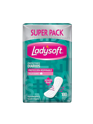 PROTECTOR DIARIO LADYSOFT CLASICO TELA SUAVE X100 (12U)
