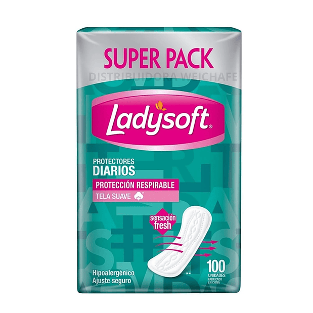 PROTECTOR DIARIO LADYSOFT CLASICO TELA SUAVE X100 (12U) 1