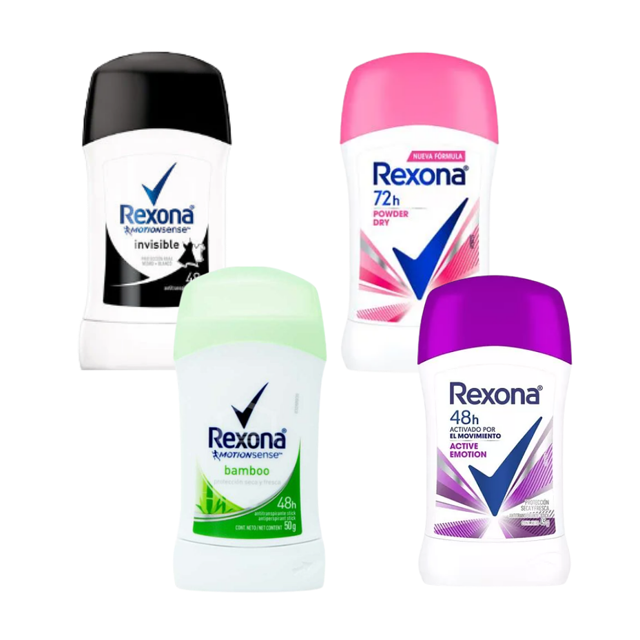 DESODORANTE REXONA MUJER BARRA 50G 1