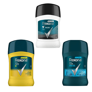 DESODORANTE REXONA HOMBRE BARRA 50G