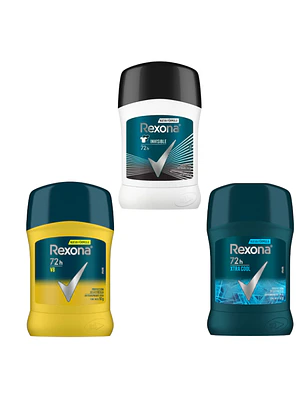 DESODORANTE REXONA HOMBRE BARRA 50G