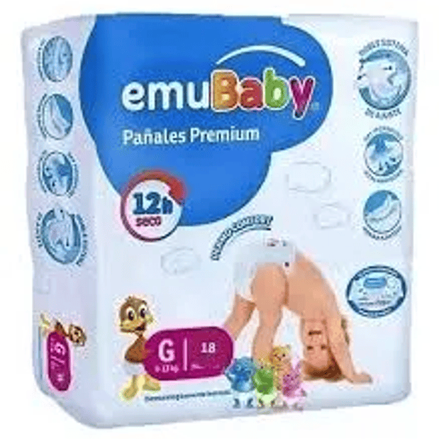 PAÑAL EMUBABY G (18U) 1
