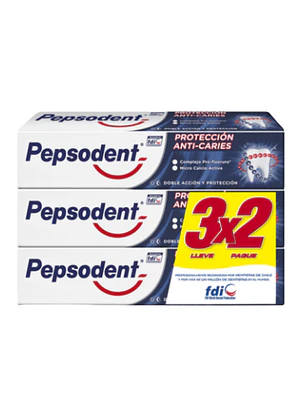 PEPSODENT PACK 3 ANTI CARIES (18U)
