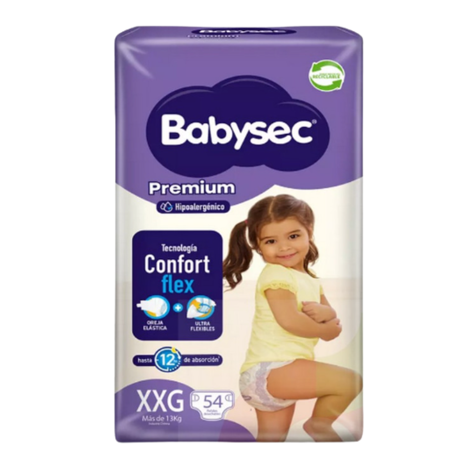 PAQUETE PAÑAL BABYSEC XXG (54U) 1